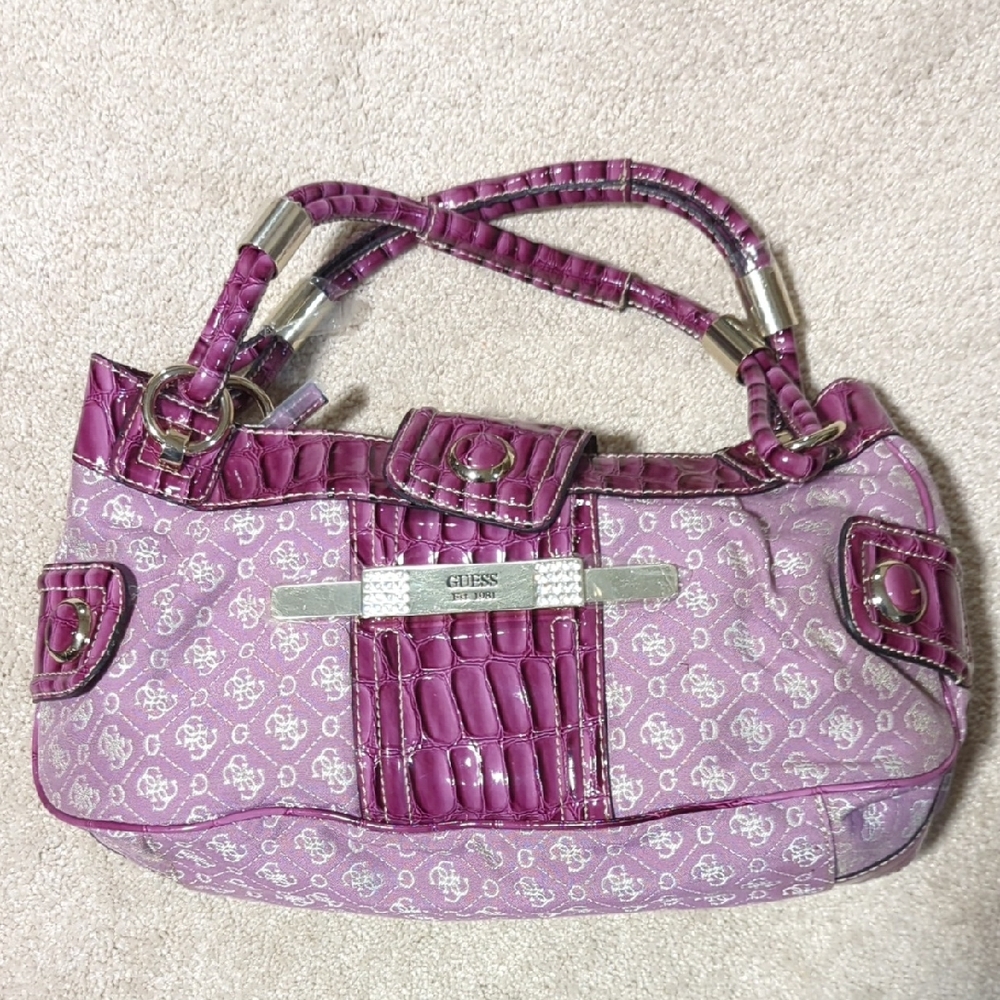 Guess Purple Women's Bag - Like new